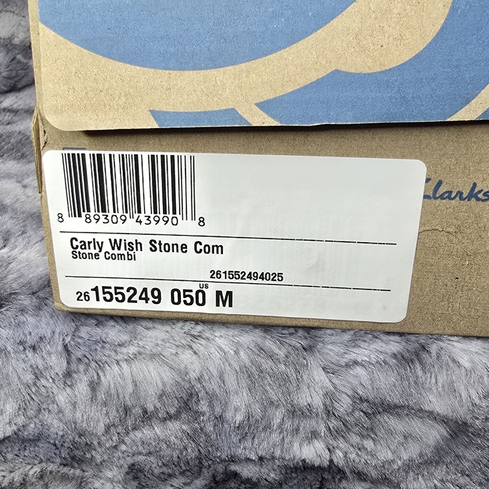 NWB Clarks Women's Cloud steppers Carly Wish Ballet Flats Size 5 - Picture 8 of 8